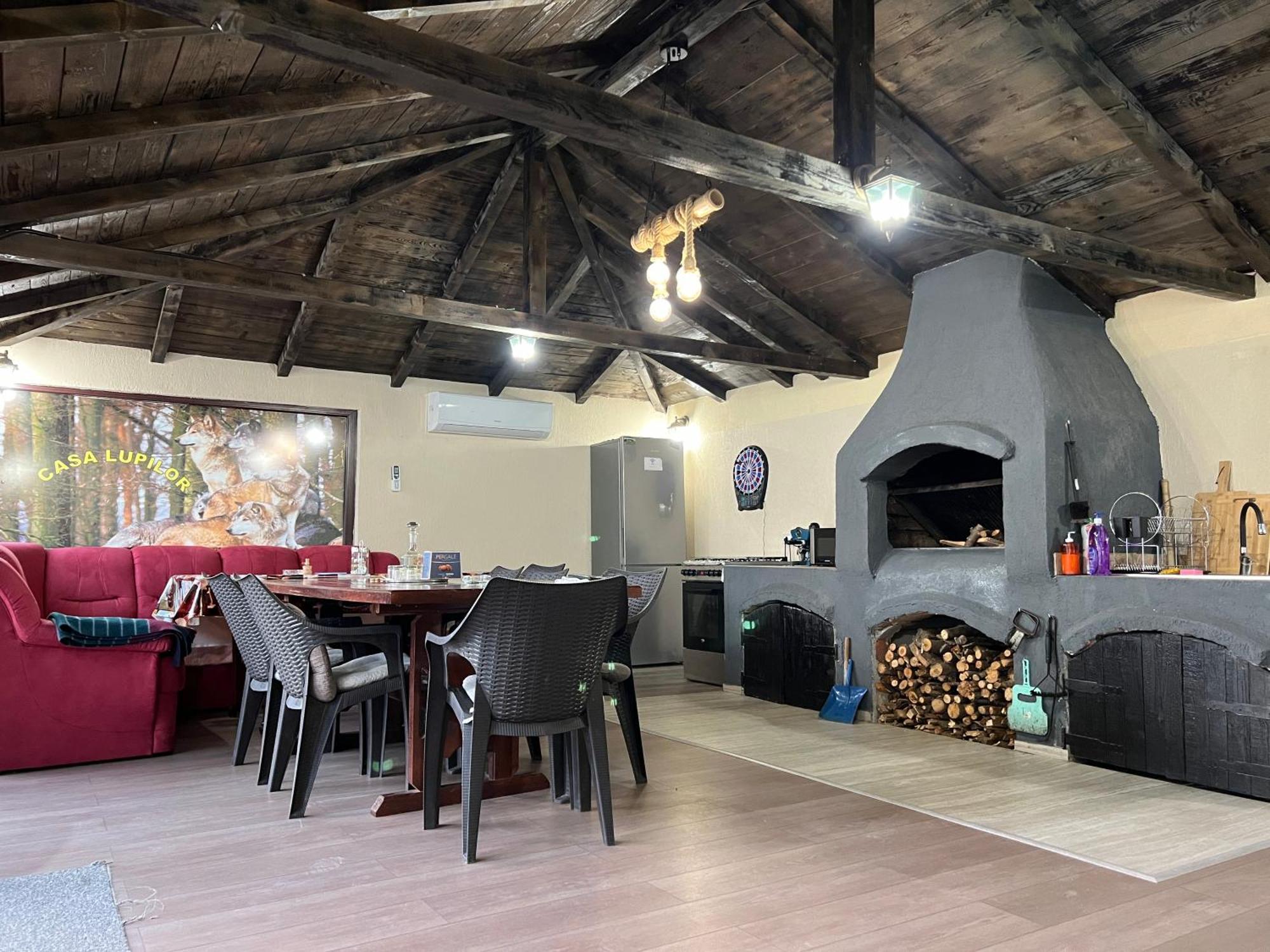 Căpăţîneni-Ungureni Casa Lupilor Transfagarasanヴィラ エクステリア 写真